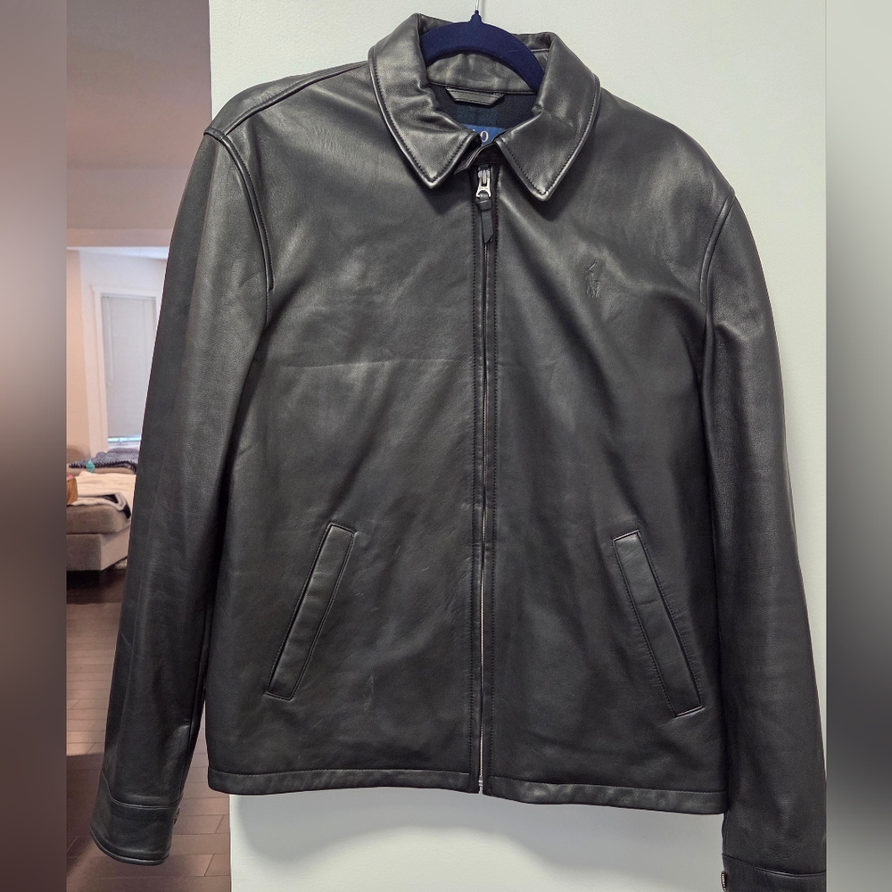 Polo by Ralph Lauren Black Leather Jacket